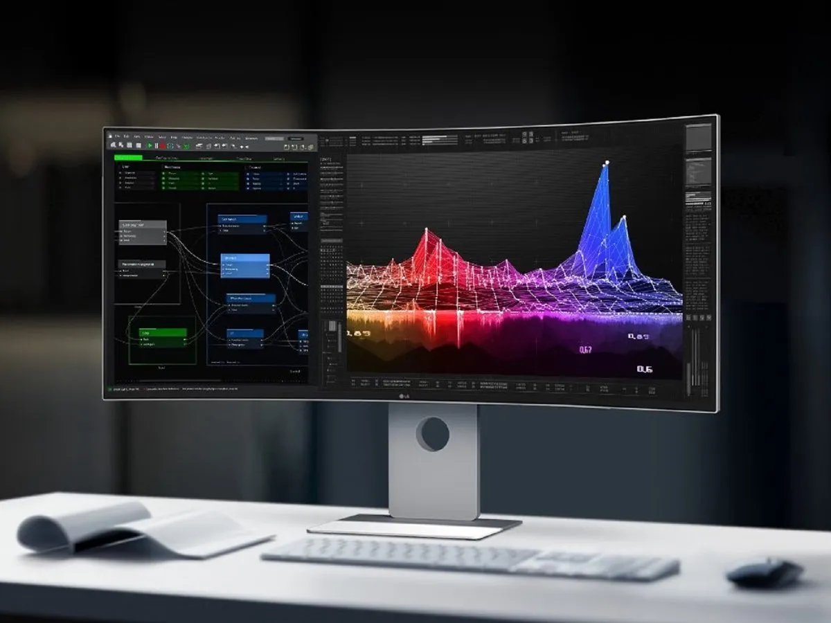 LG 40WT95UF-W 5K Curved Monitor - AdobeRGB