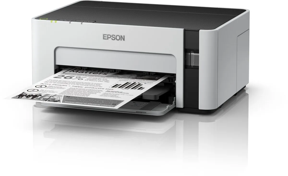 Epson EcoTank M1120 C11CG96403 Inkjetprinter - A4 - 25ppm - Zwart/Wit