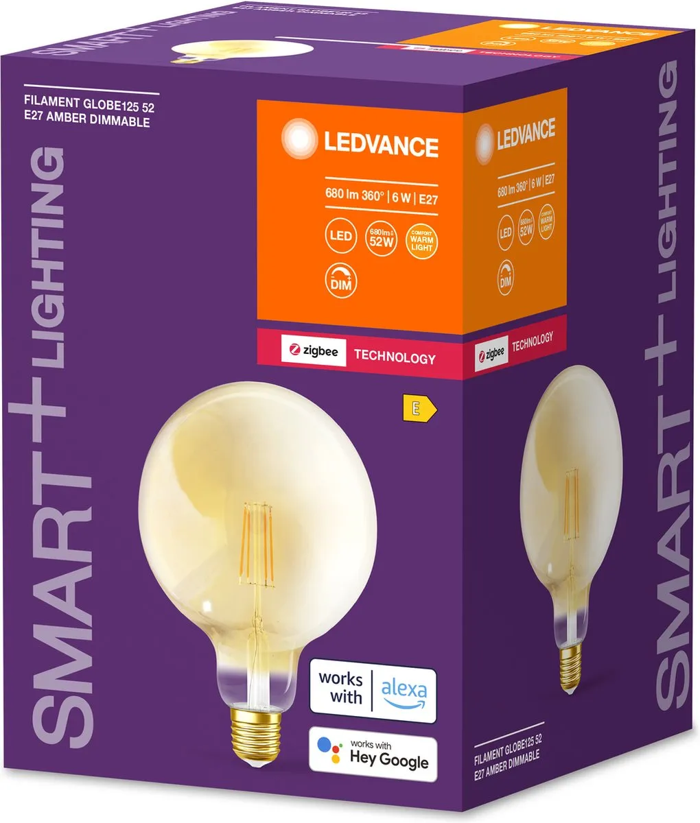 LEDVANCE Slimme LED Lamp E27 6W Warm Wit 2400K - 1 Stuk - afbeelding 6 van 6