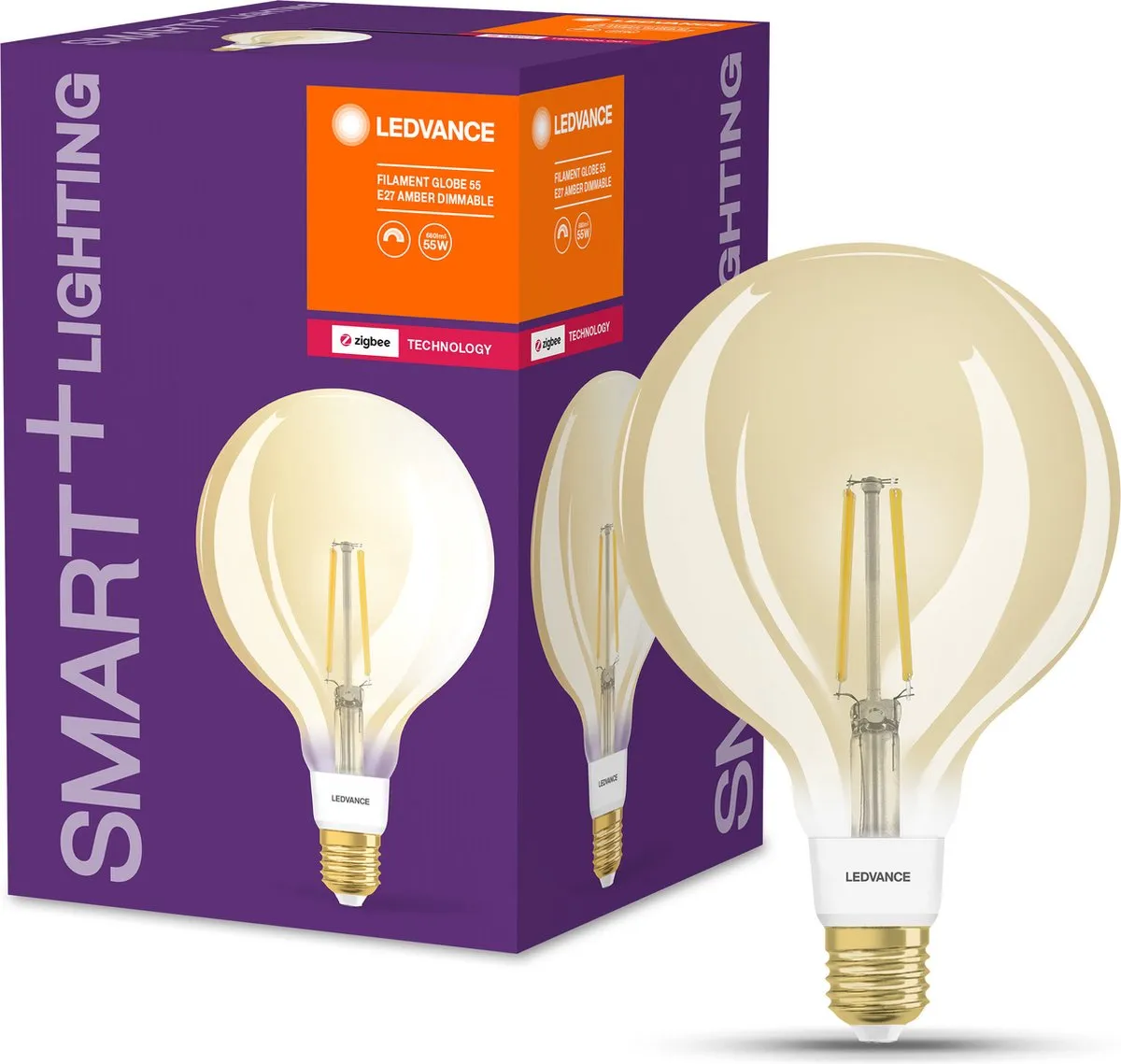 LEDVANCE Slimme LED Lamp E27 6W Warm Wit 2400K - 1 Stuk - afbeelding 3 van 6