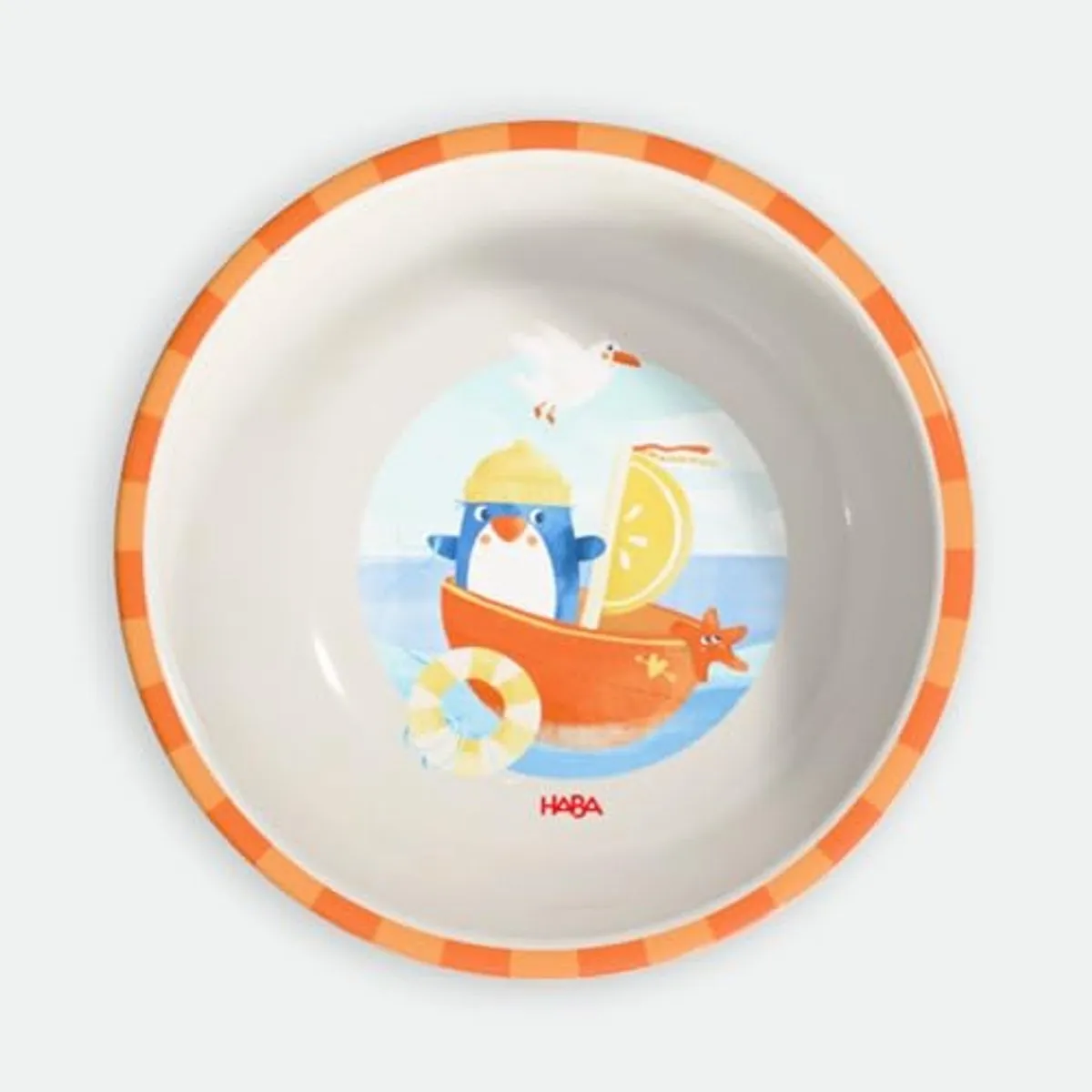 Haba Pinguïn Kinderservies Kom - Multicolor - 15 cm