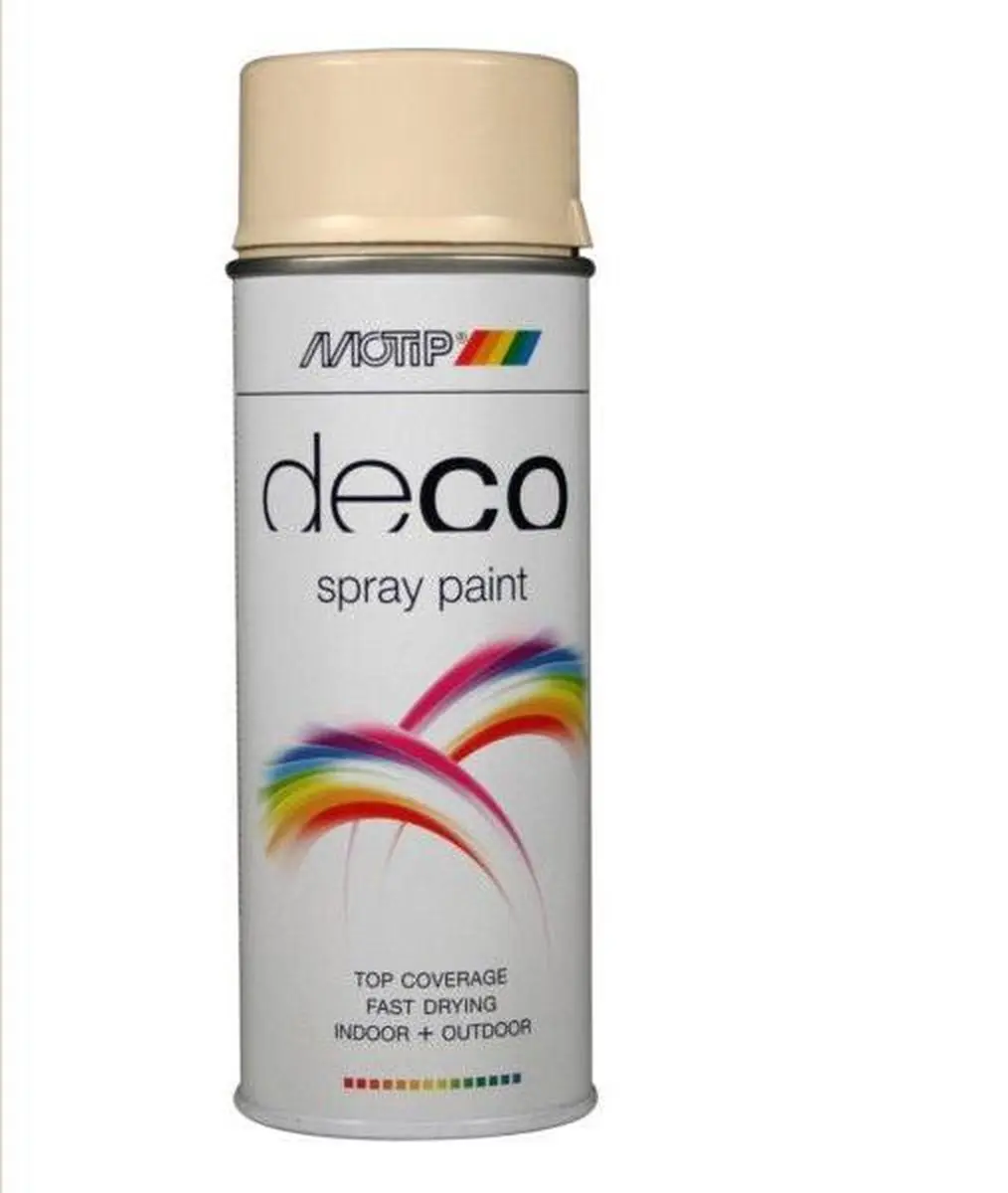 Motip Deco Alkyd Hoogglanslak RAL 1015 Licht Ivoor 400ml