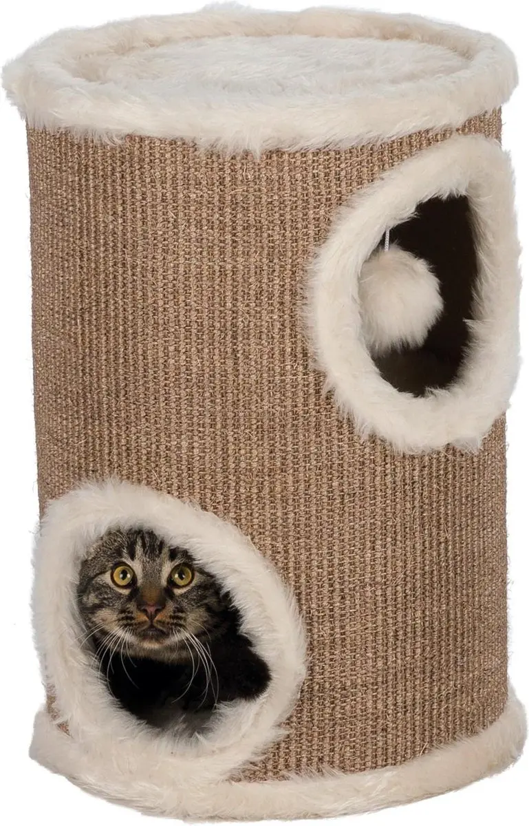 Trixie Edoardo Krabton - 3 Niveaus - 33x33x50cm - Taupe/Creme