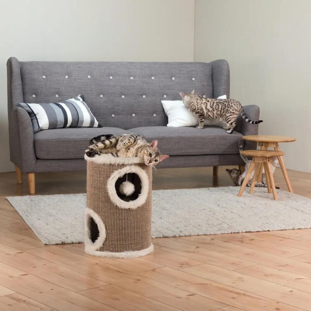 Trixie Edoardo Krabton - 3 Niveaus - 33x33x50cm - Taupe/Creme