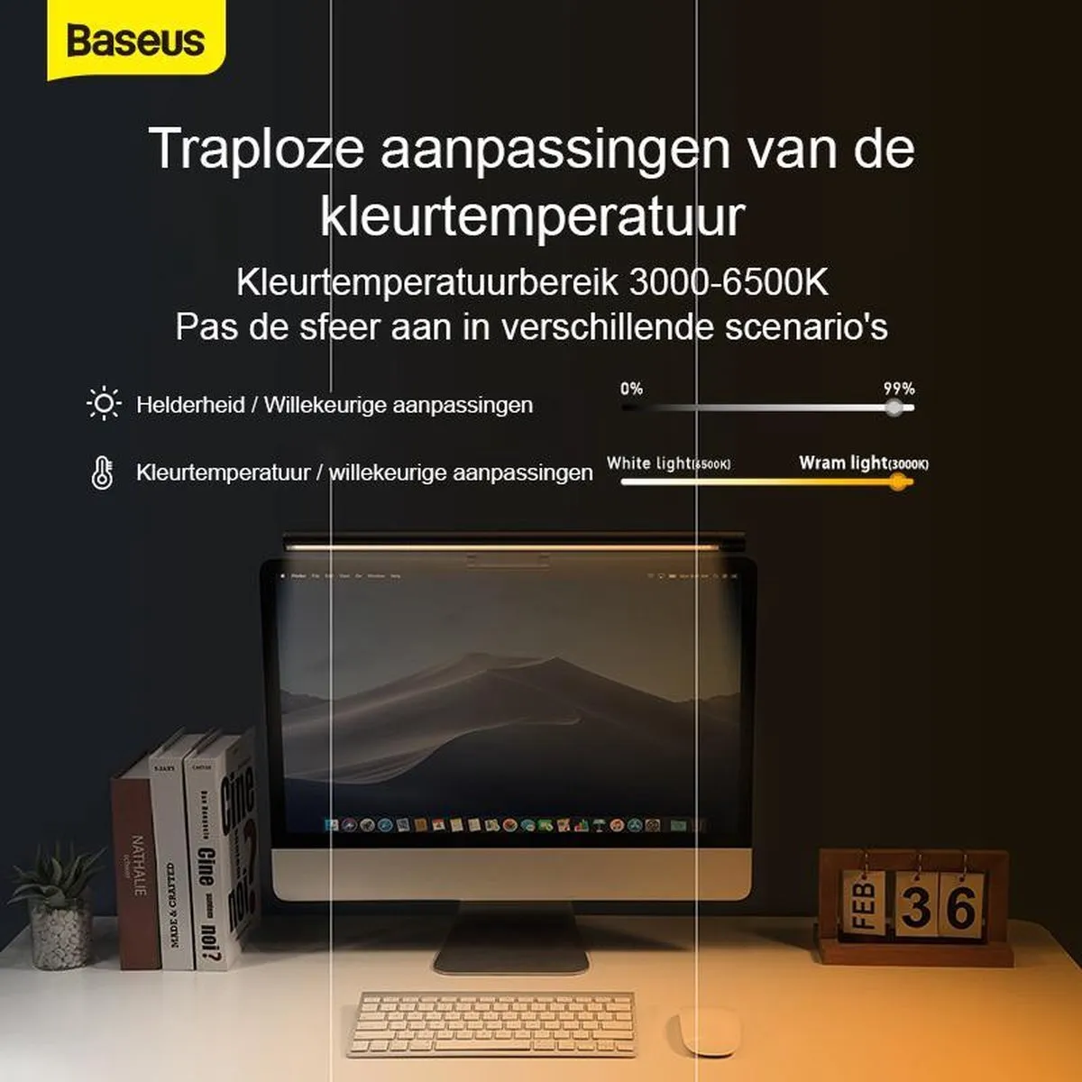 Baseus Fighting Pro 2021 Beeldschermverlichting - Zwart - afbeelding 6 van 6
