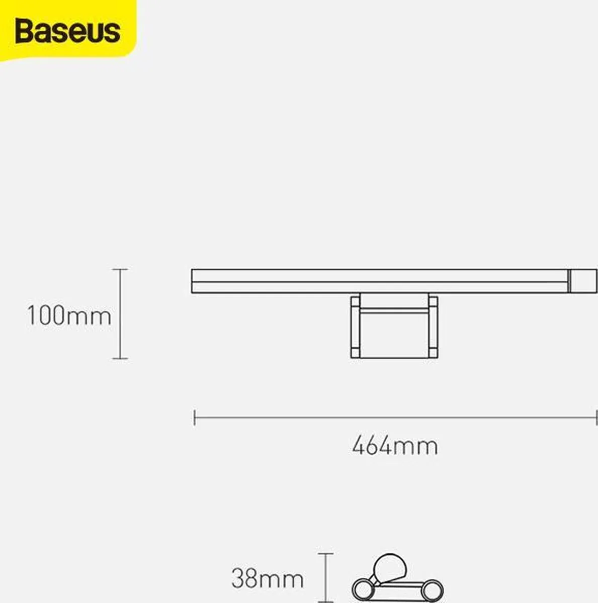 Baseus Fighting Pro 2021 Beeldschermverlichting - Zwart