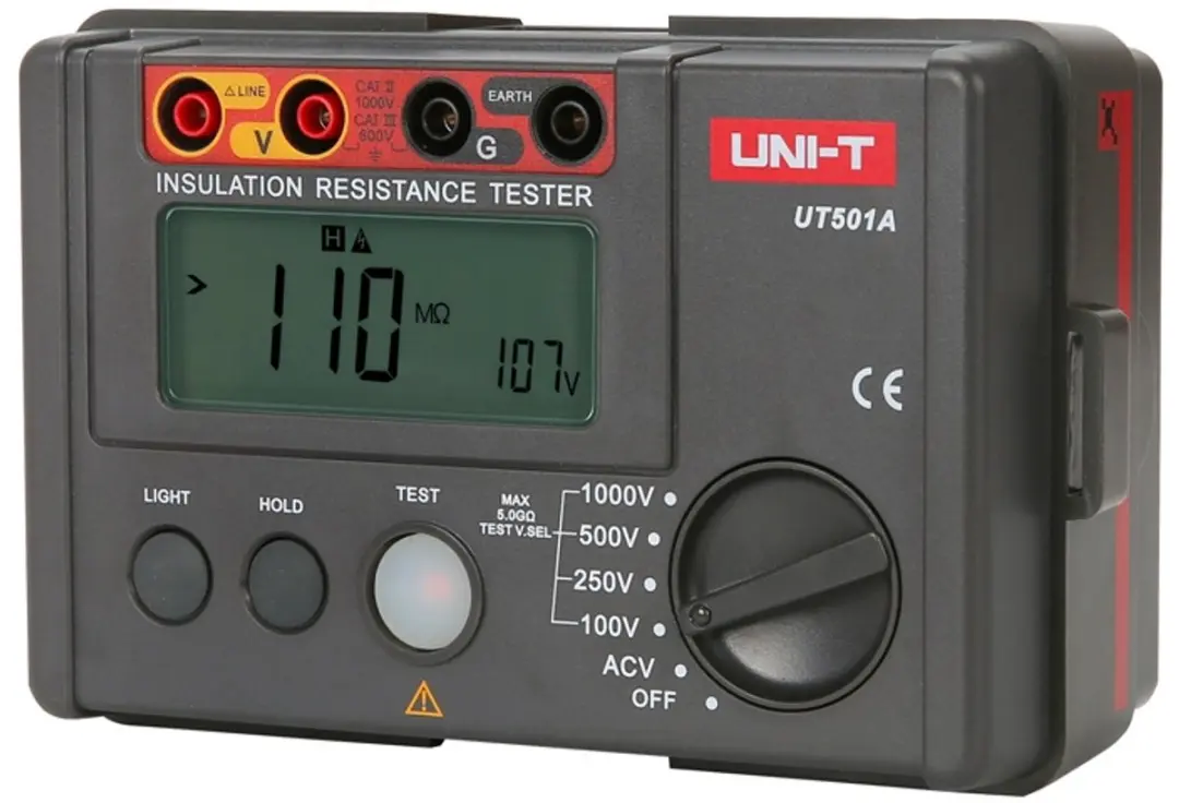 UNI-T UT501A Isolatieweerstandmeter - Transparent