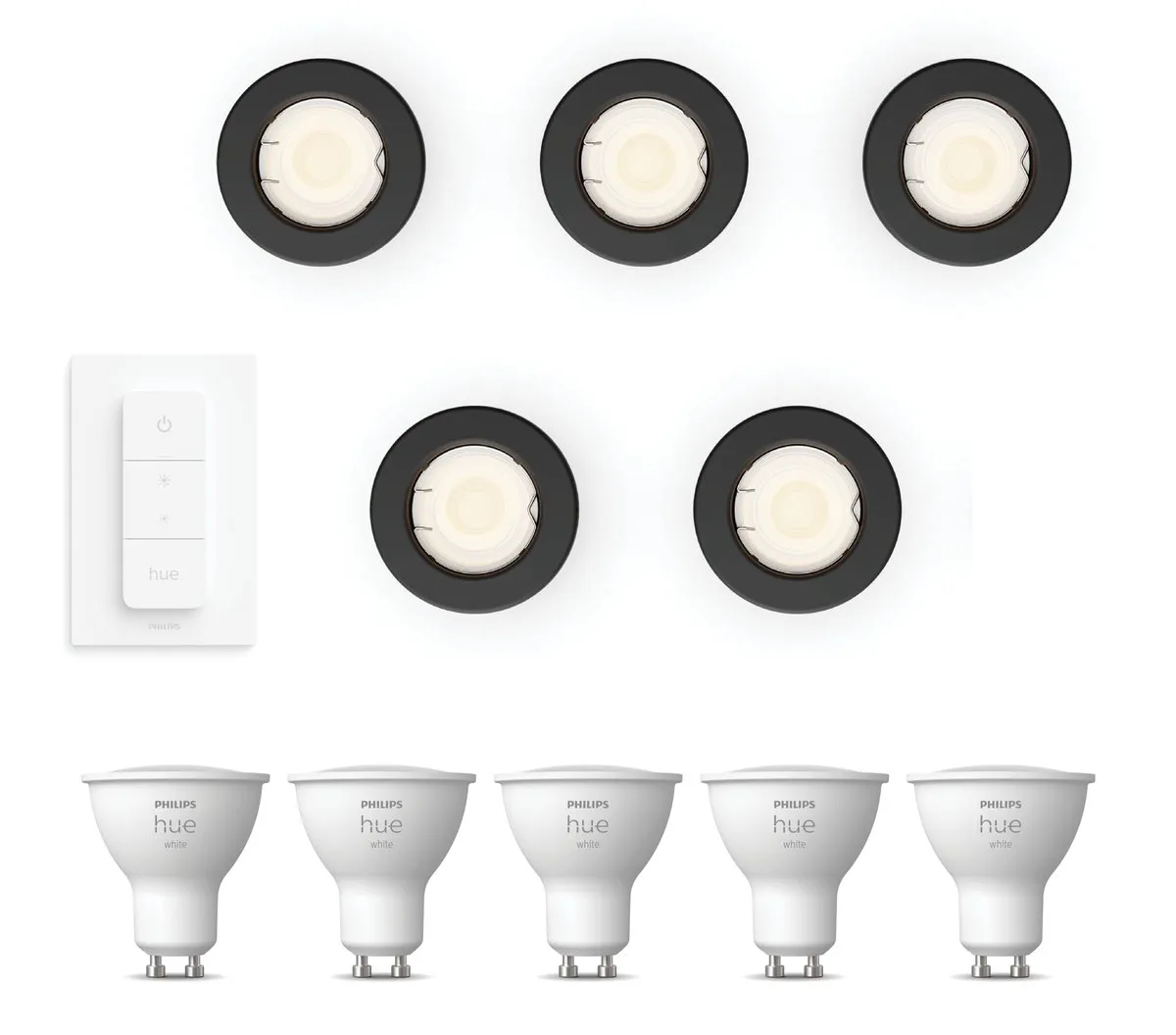 Philips Hue Peridot Inbouwspots 5 Stuks