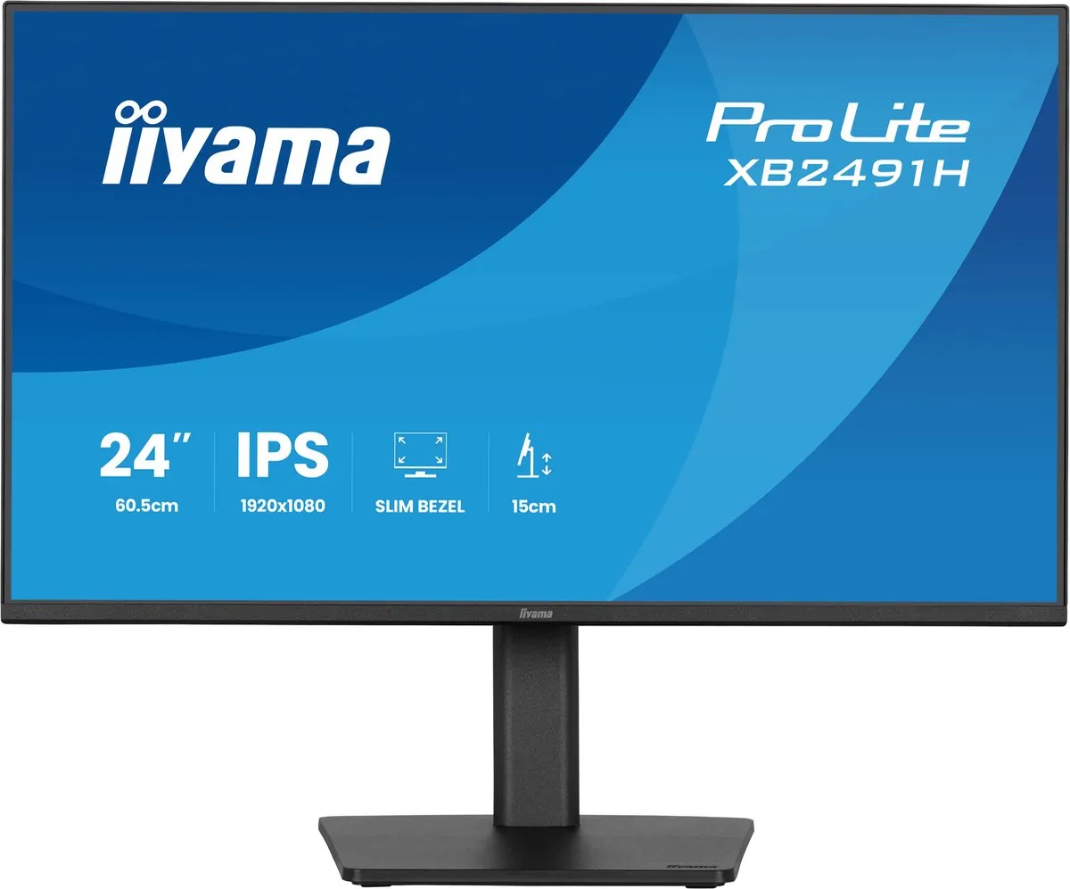 iiyama ProLite XB2491H-B1 Monitor 24" Full HD IPS - Zwart