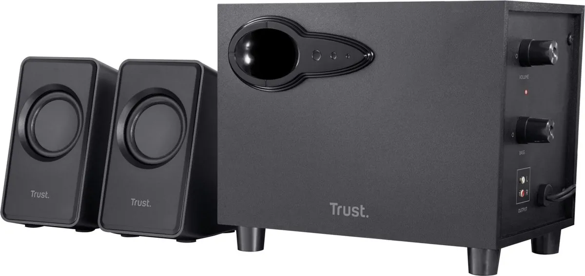 Trust Arys 2.1 Avora Luidsprekerset - 18W RMS - Zwart