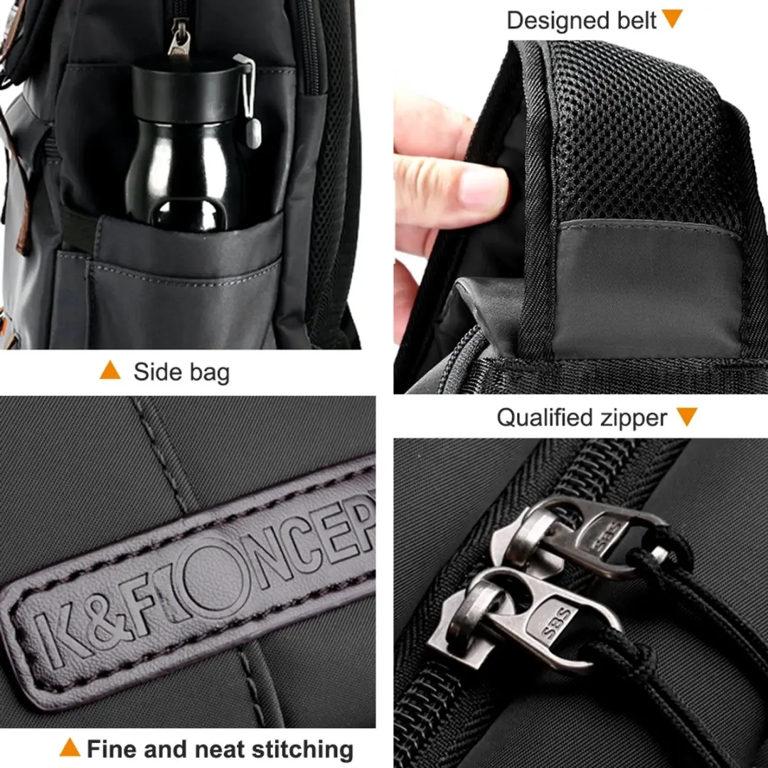 K&F Concept Beta Backpack Zip V2 KF13.092 Rugzak - 20L - Donkerbruin