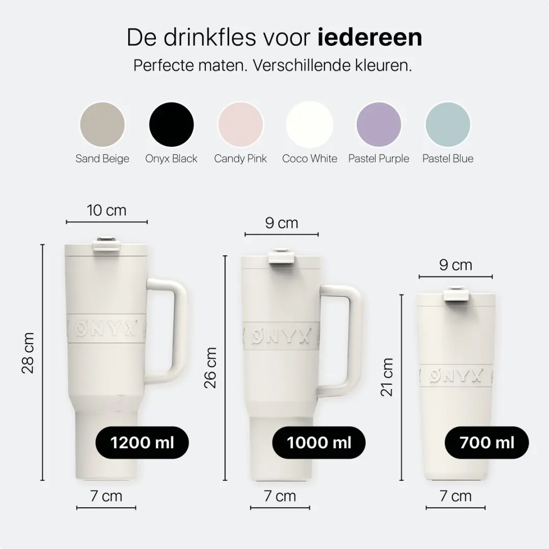 ONYX Drinkfles 700ml - Coco Milk