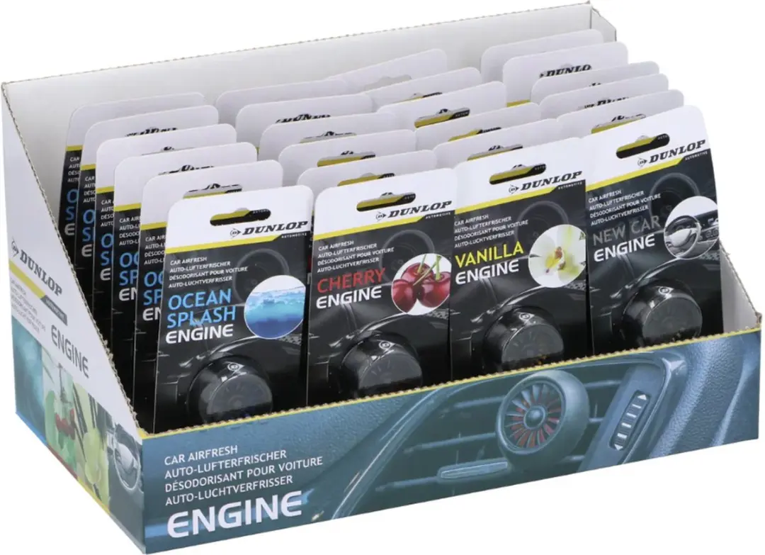 Dunlop Ocean Splash Auto Luchtverfrisser 2.5ml - Blauw