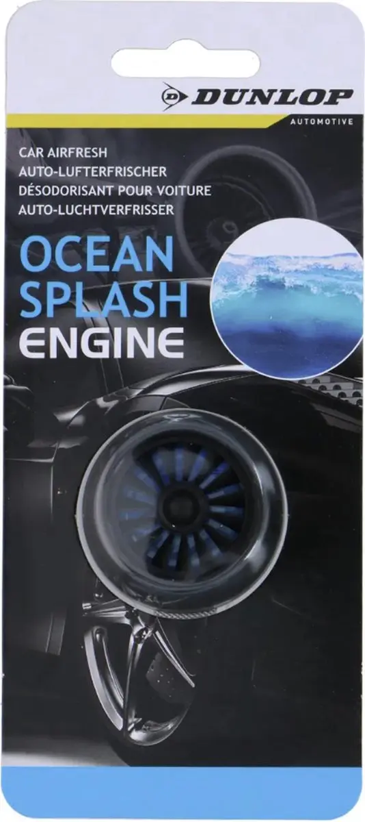 Dunlop Ocean Splash Auto Luchtverfrisser 2.5ml