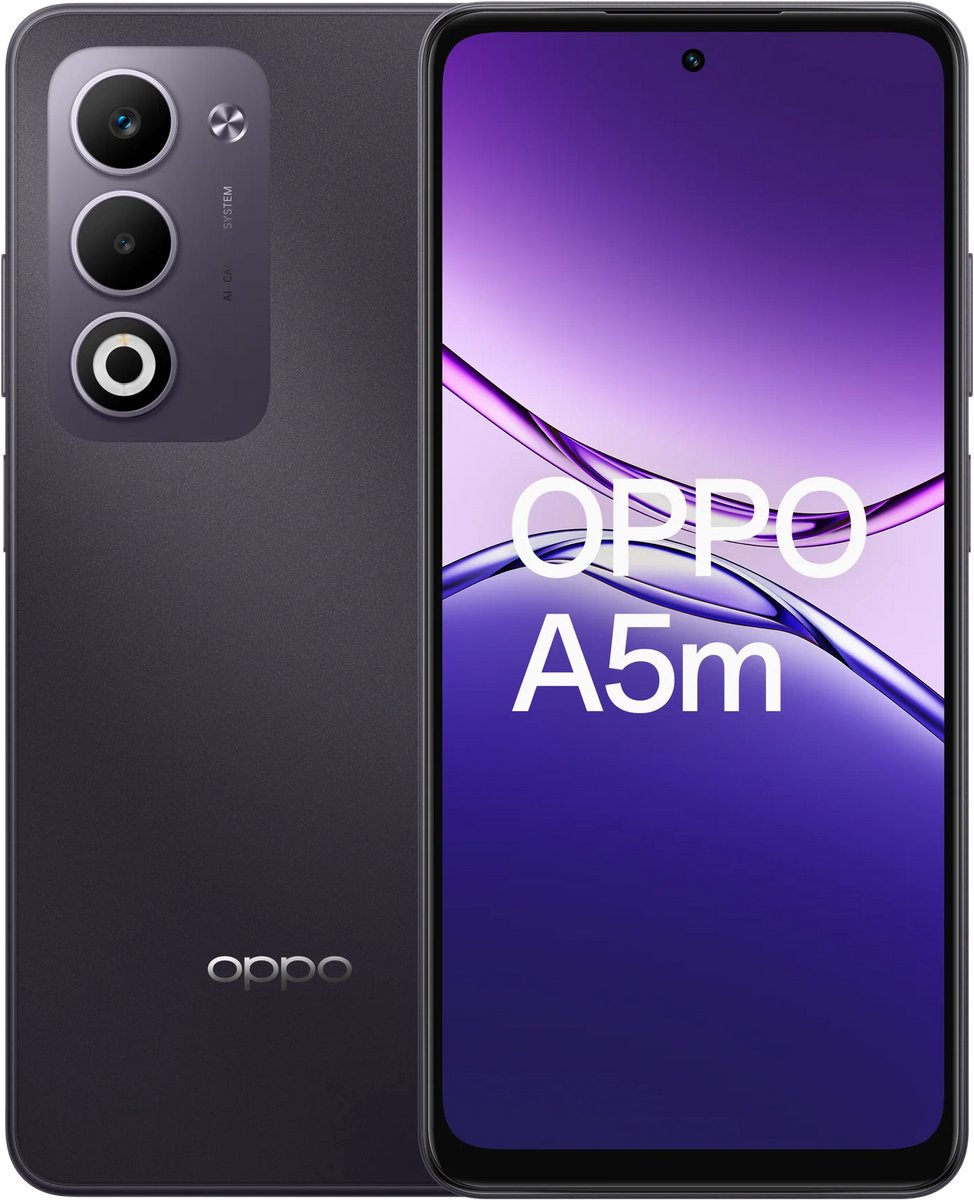 Oppo A5M 4G - 8GB/256GB - Paars (Midnight Purple) Dual SIM