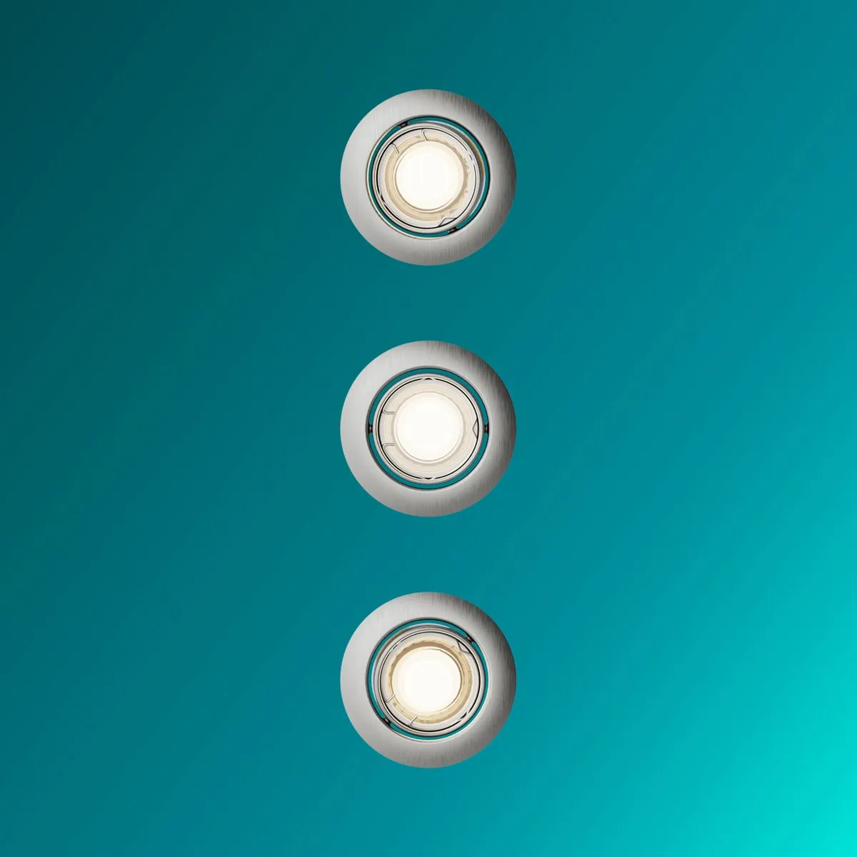 Philips Hue Peridot Inbouwspots 3 Stuks - Nikkel - GU10 RGBW