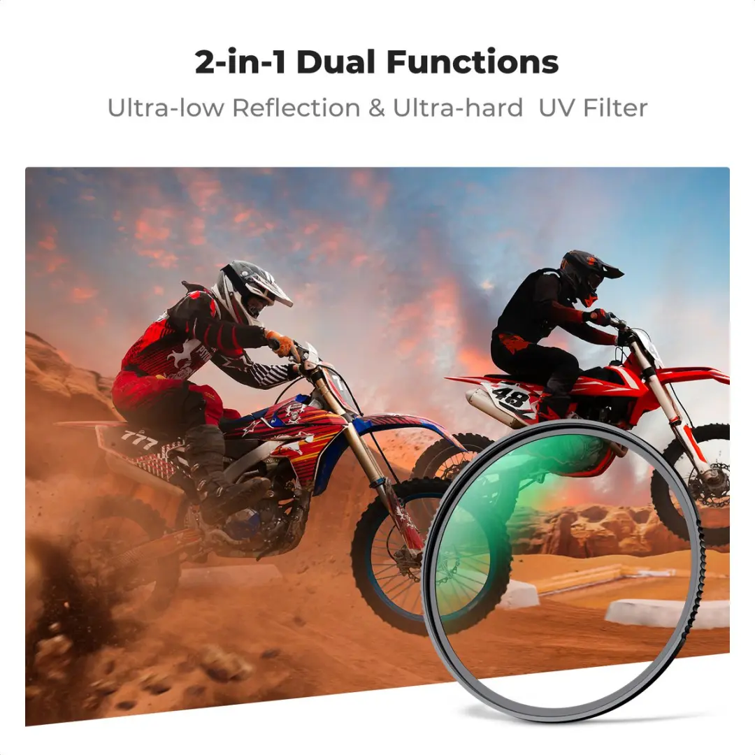 K&F Concept Nano-X MRC UV Filter 77mm - Zwart