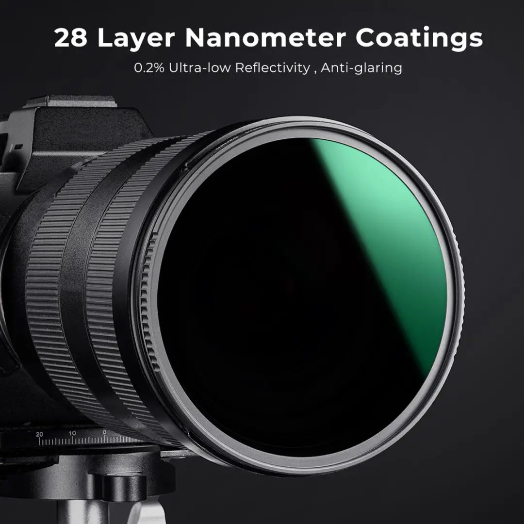 K&F Concept 62mm ND1000 Nano-X MRC Grijsfilter - 10 Stops