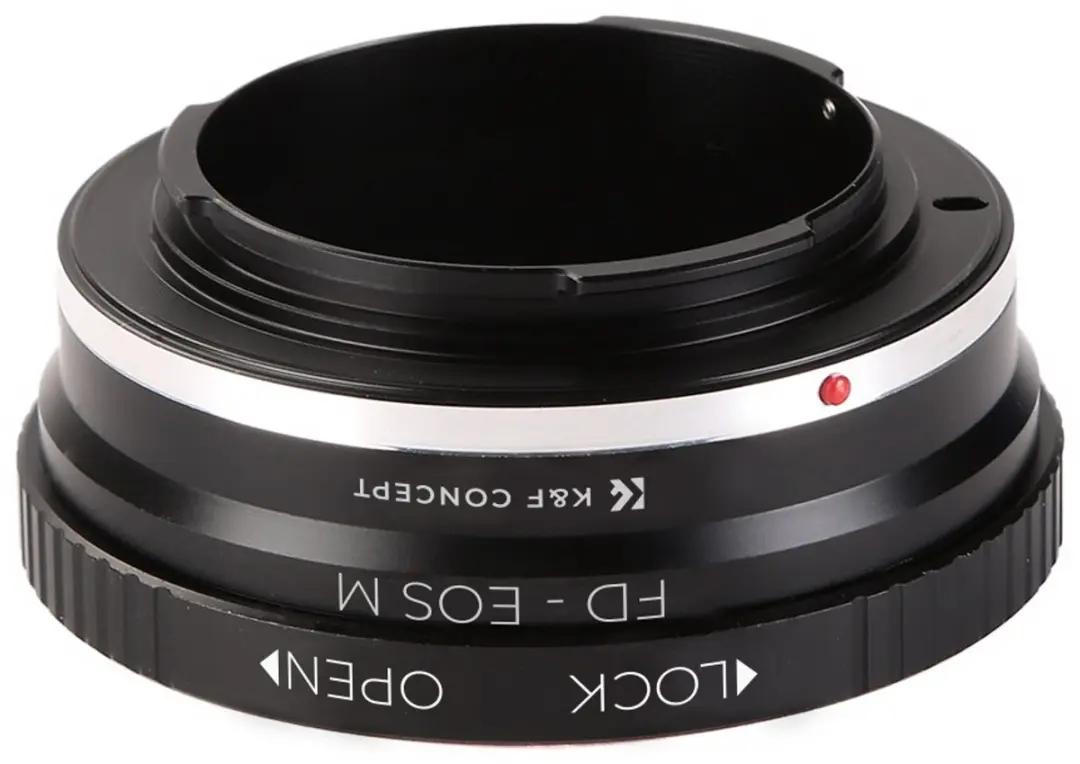 K&F Concept FD-EOS-M Adapter - Canon FD/FL - Zwart - afbeelding 6 van 6