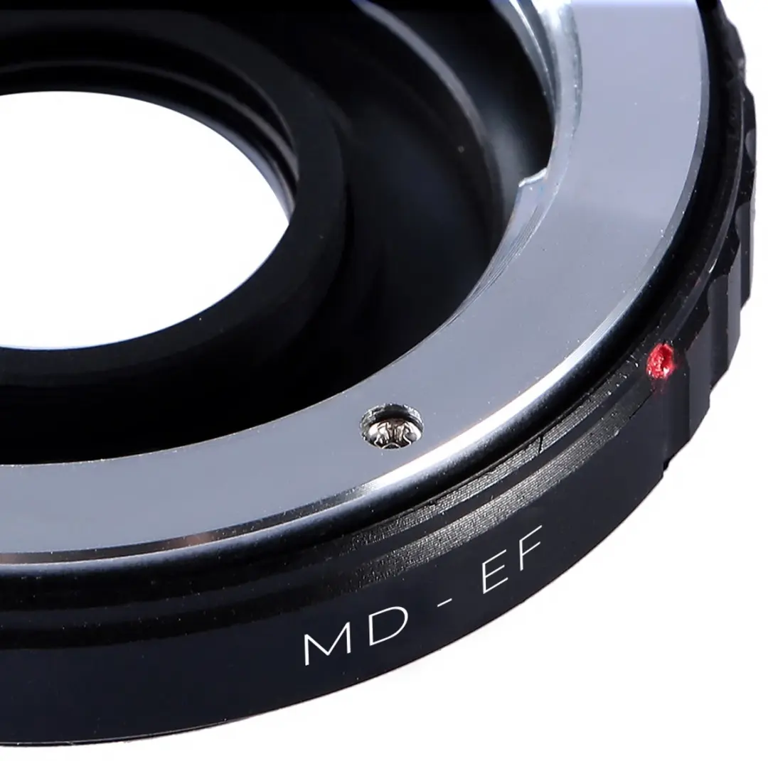 K&F Concept MD-EOS EF Lensadapter Minolta MD - Zwart