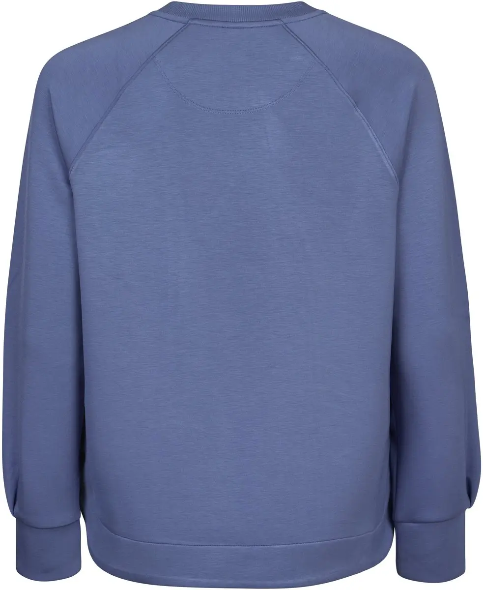 Skechers SKECHLUXE ELEVATE Crewneck Dames Trui - M - Blauw