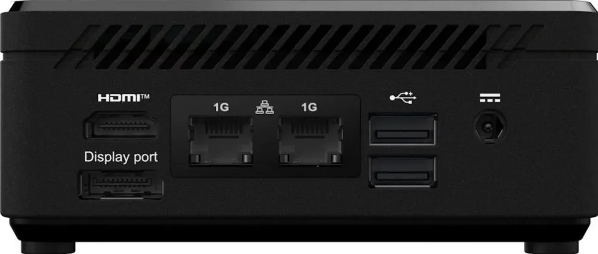 MSI Cubi N ADL S-078EU Mini PC - Intel N100 - 128GB SSD - Zwart