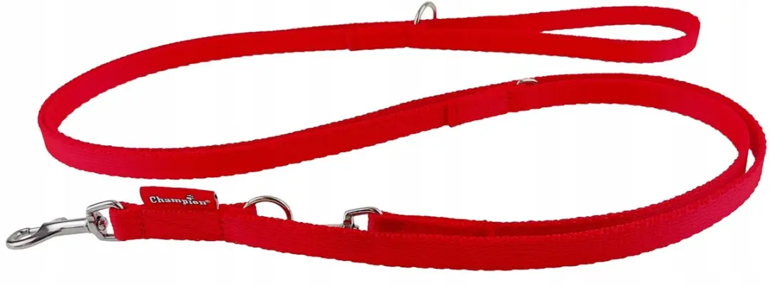 Champion Verstelbare Hondenlijn 225cm - Rood