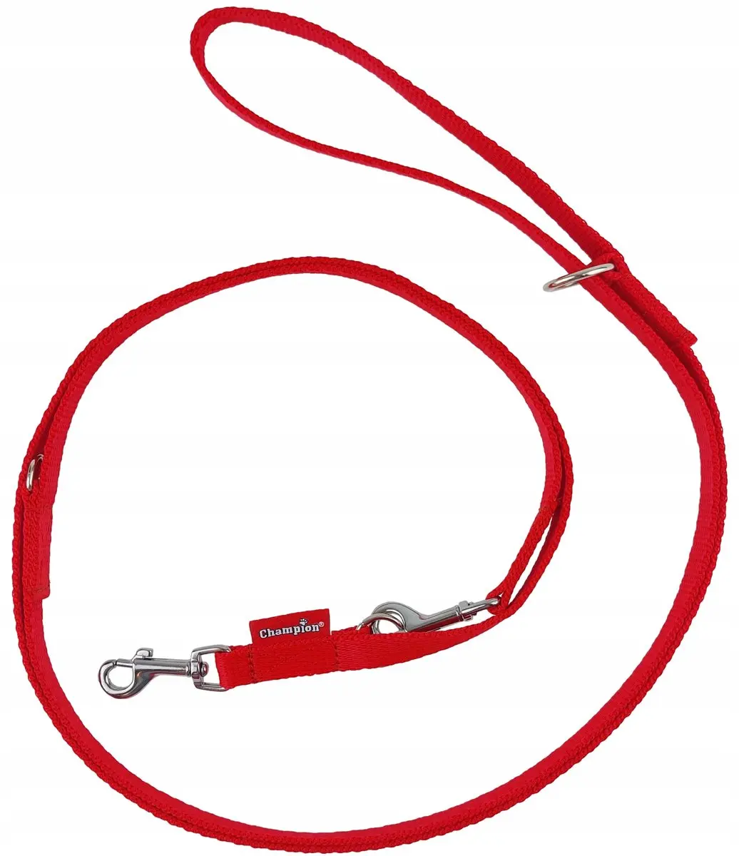 Champion Verstelbare Hondenlijn 225cm - Rood
