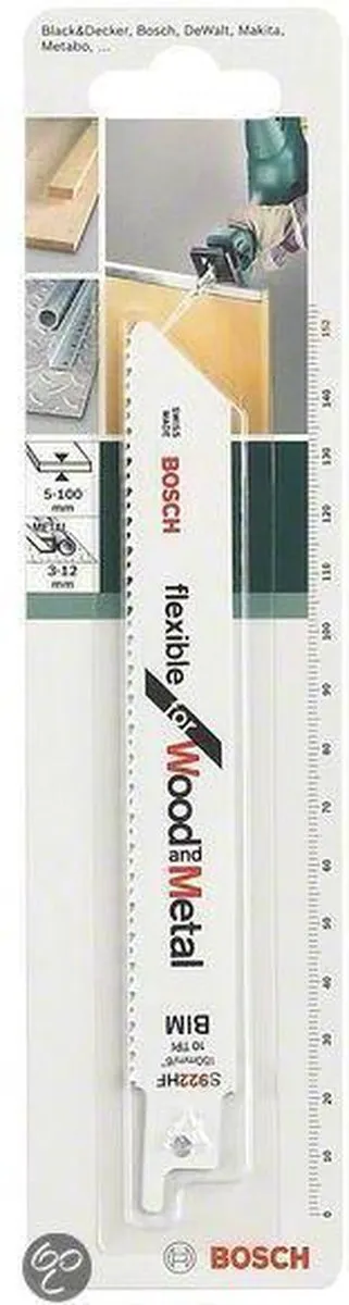 Bosch Reciprozaagblad BIM S 922 HF 150mm - Hout/Metalen