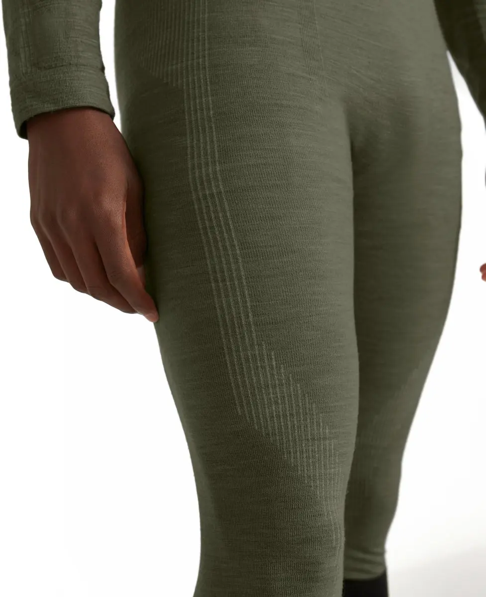Falke Wool-Tech Long Tights 33483 - XL - Groen