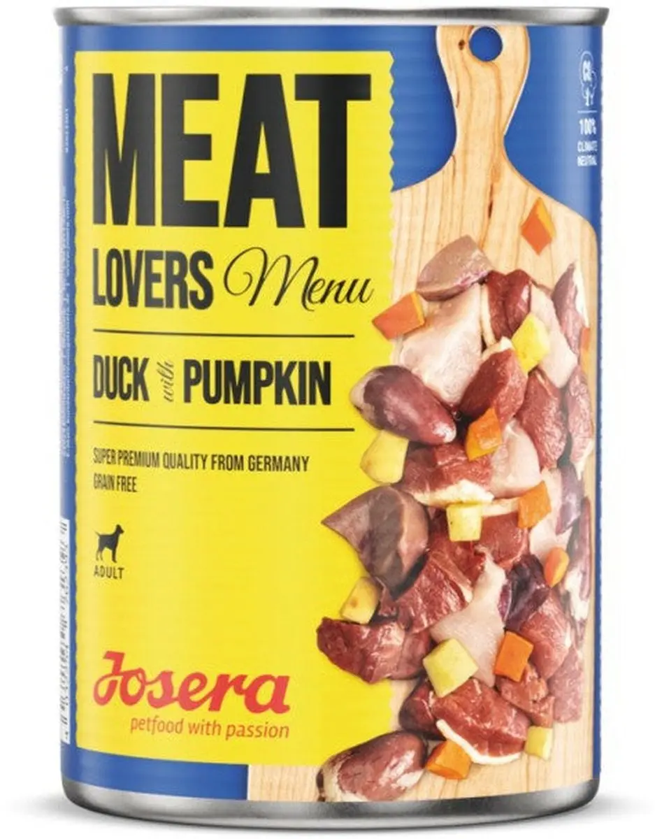 Josera Hondenmenu Eend met Pompoen 6x800g