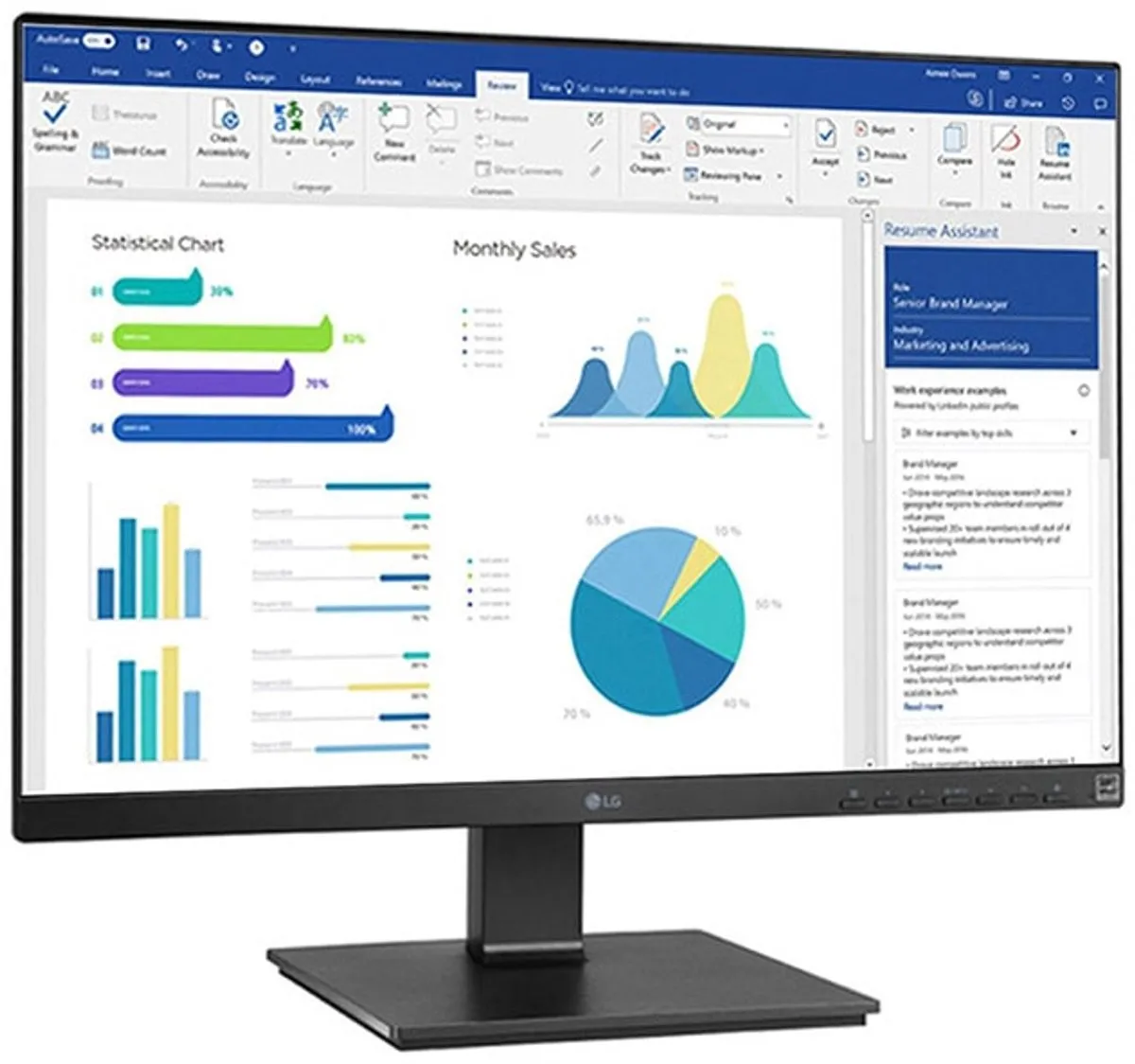 LG 25BL550WY-B Monitor 25" - Zwart