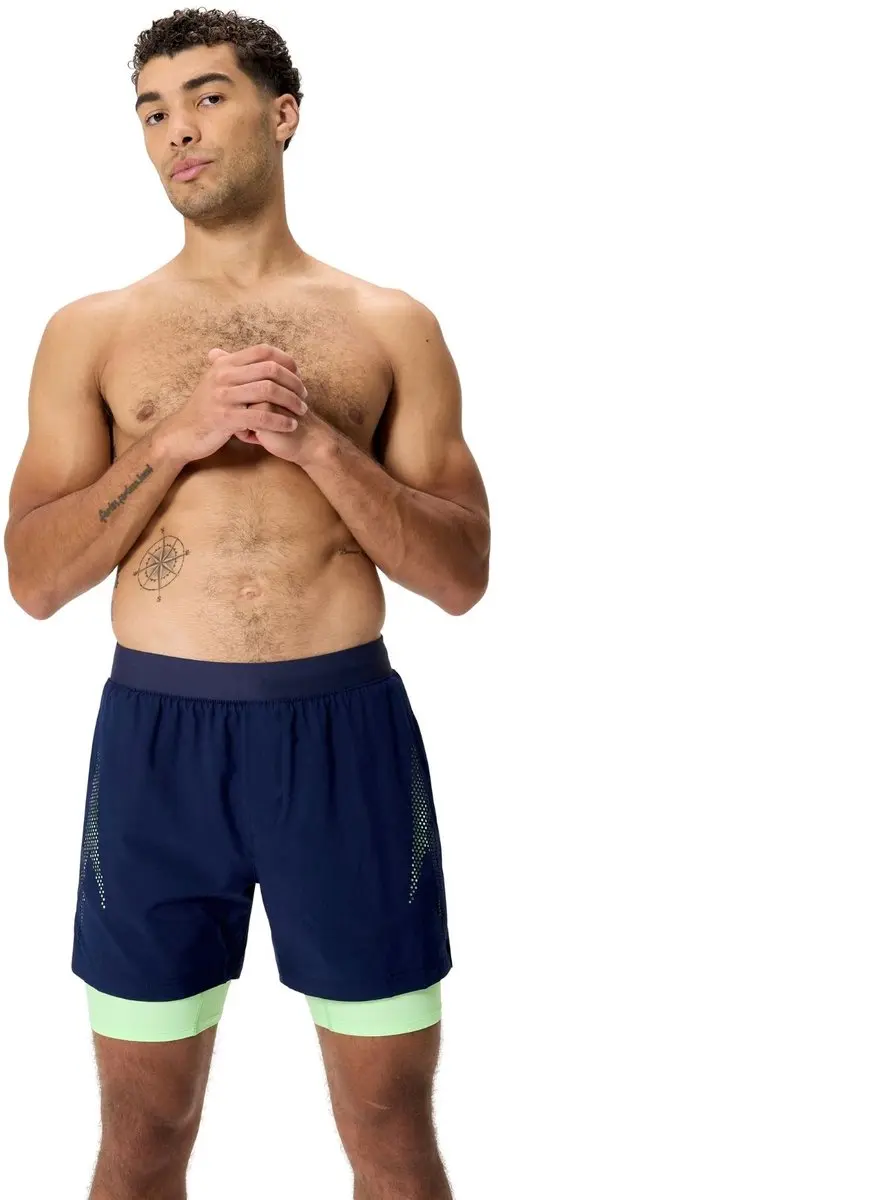 Speedo Heren Zwemshort Navy Groen 16 inch