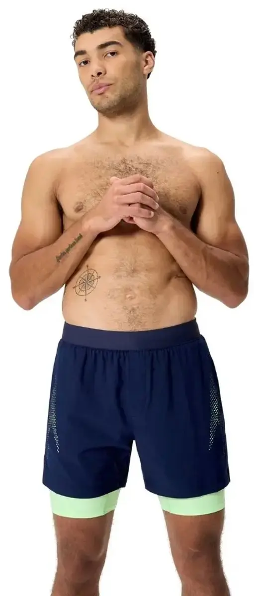 Speedo Heren Zwemshort Navy Groen 16 inch - M - Meerkleurig