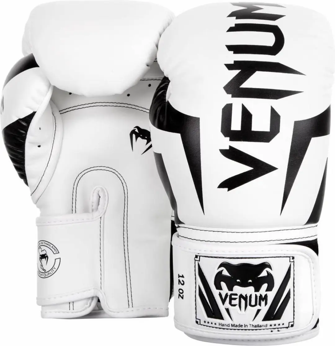 Venum Elite Bokshandschoenen 16 oz - Wit/Zwart