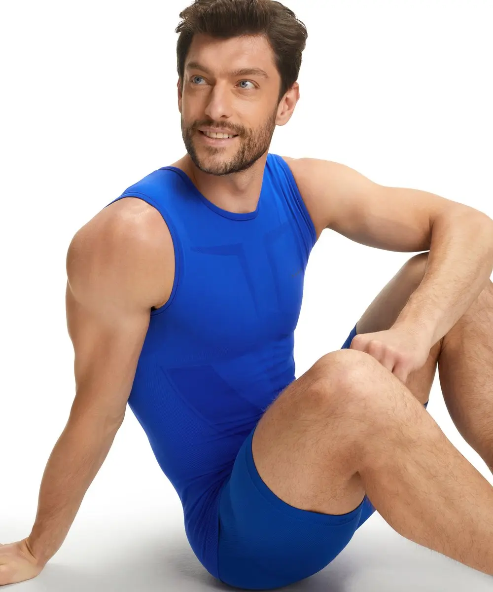 Falke Warm Singlet 39615 - Heren - S - Blauw