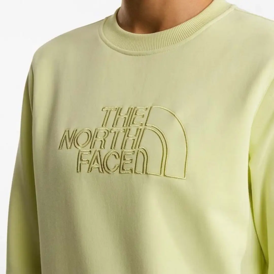The North Face W Drew Peak Light Regular Crew - NF0A8C1EGM41 - Geel - afbeelding 6 van 6