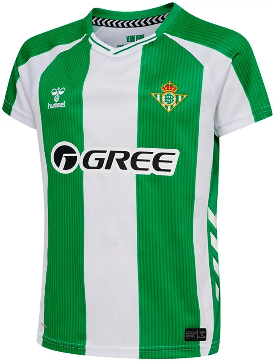 Hummel Real Betis 25/26 Thuis T-shirt Junior