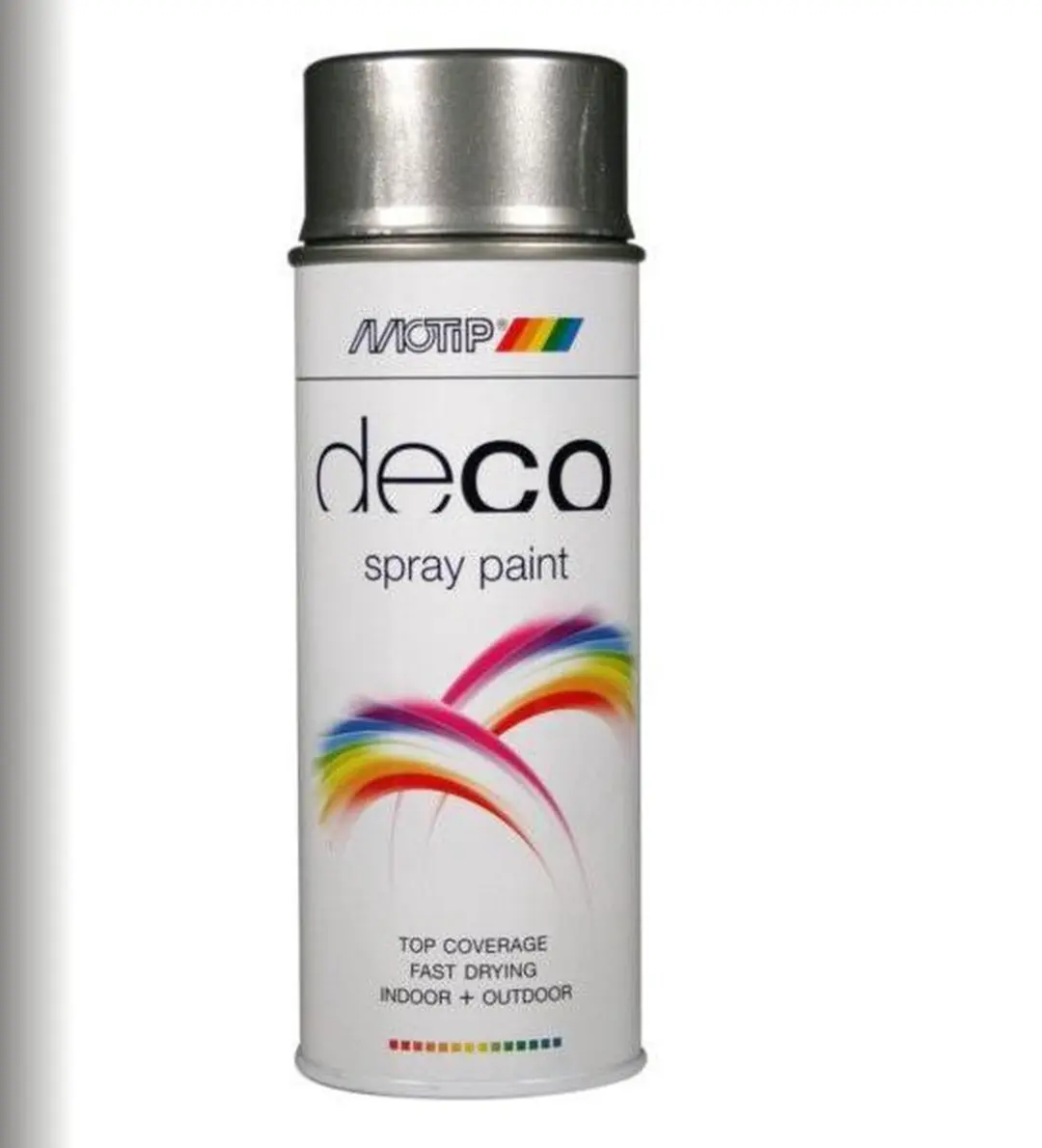 Motip Deco Alkyd Hoogglanslak RAL 9007 400ml - Grijs Aluminium
