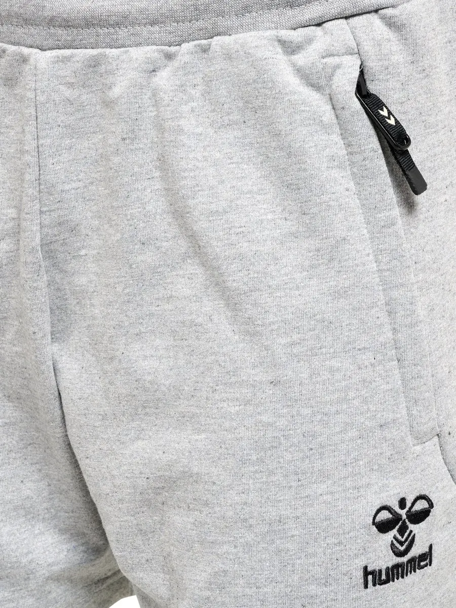 Hummel Hmlmove Grid Cotton Shorts Dames - S - Grijs