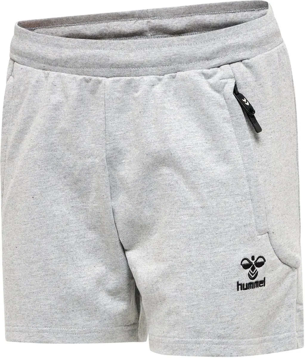 Hummel Hmlmove Grid Cotton Shorts Dames - S - Grijs