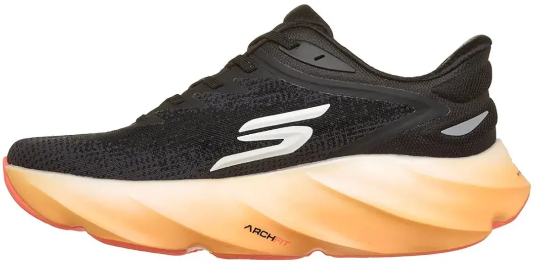 Skechers SKX AERO BURST SI Heren Sportschoenen - 45 - Zwart/Oranje