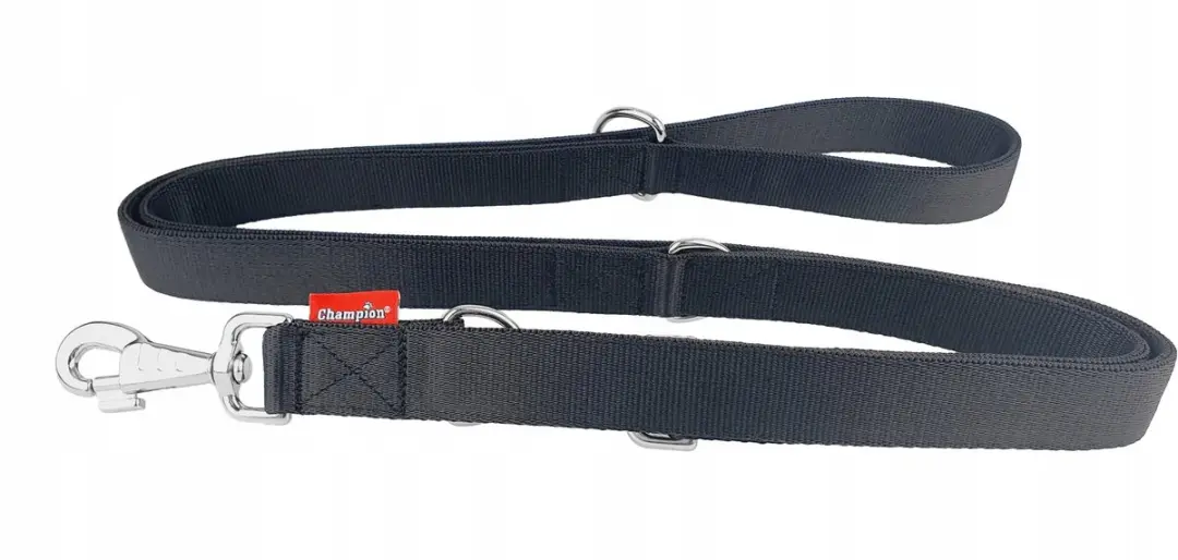 Champion Verstelbare Hondenlijn 3m x 3cm - Zwart