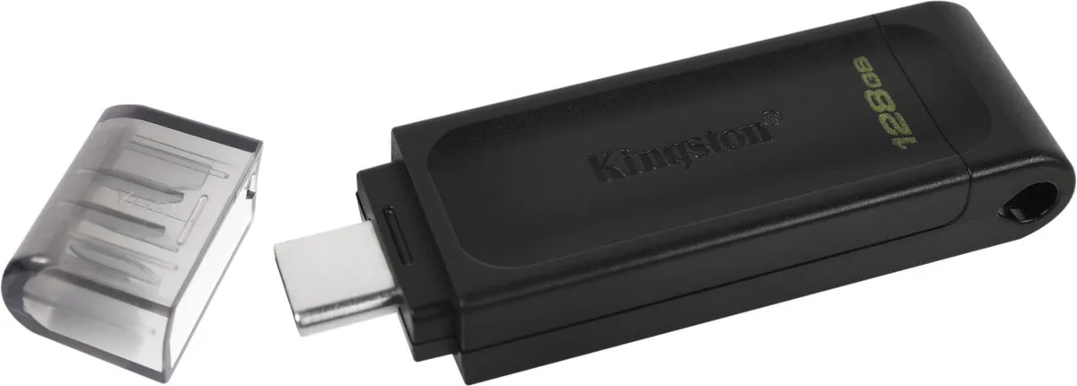 Kingston DT70 TD760/128 USB-Stick 128GB - Zwart