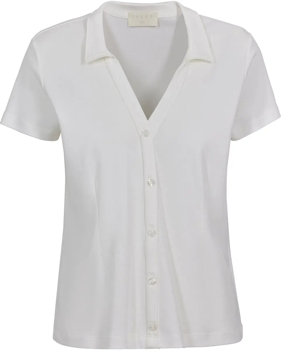Falke Selection Blouse - Lyocell/katoen Wit - Maat M
