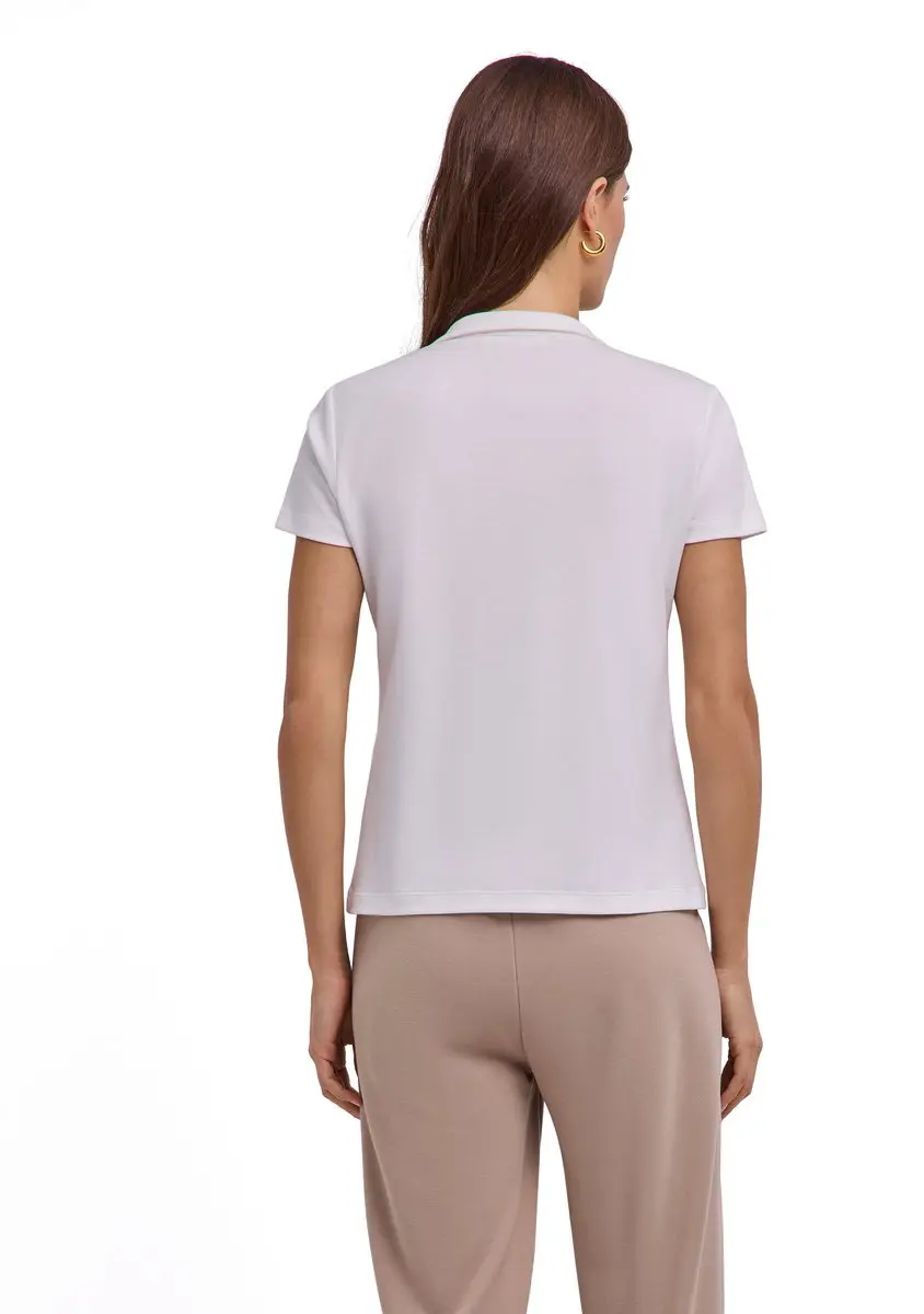 Falke Selection Blouse - Lyocell/katoen Wit - Maat M