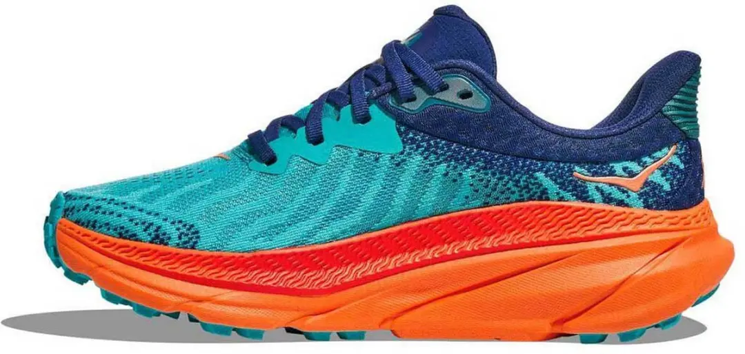 Hoka Challenger 7 Trailrunningschoenen - EU 38 - Blauw Ceramic