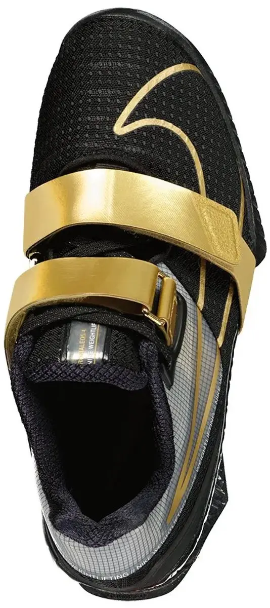 Nike Romaleos 4 Gewichthefschoenen - Zwart/Goud - EU 47