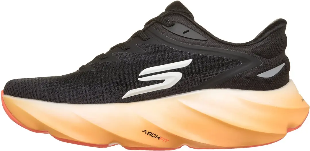 Skechers SKX AERO BURST Heren Sportschoenen - Zwart/Oranje - afbeelding 6 van 6