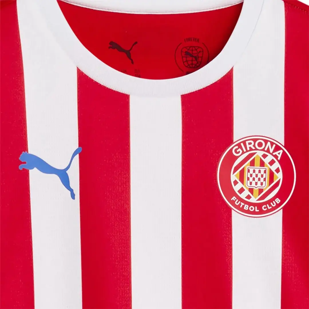 PUMA Girona FC 25/26 Short Sleeve Junior Set - Rood - 4-5 jaar